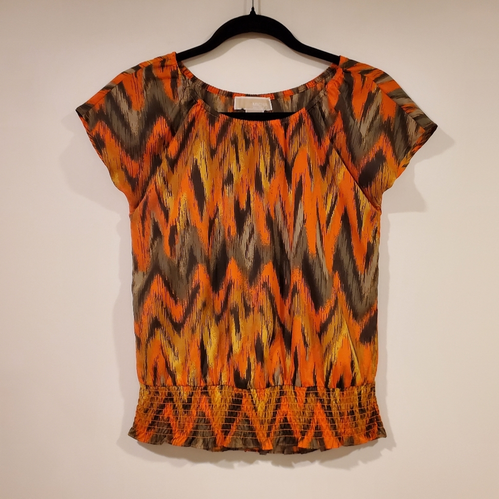 Michael Kors Short Sleeves Blouse Women's Size P